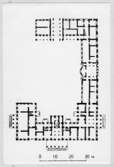 Dobośnia, pałac Bułhak&oacute;w, rzut parteru wg W. A. Czanturii