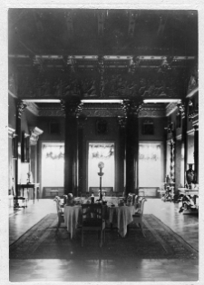 Dobośnia, pałac Bułhak&oacute;w, sala jadalna, fragment