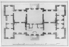 Dołhobycz&oacute;w, rzut starego dworu, przed 1836 r.