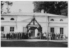 Dołhobycz&oacute;w, pałac Rastawieckich, lewa oficyna