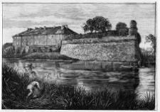 Dubno, widok og&oacute;lny zamku wg czasopisma Wieniec z 1872 r.