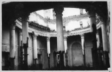 Dubno, skrzydło mieszkalne, tzw. pałac Lubomirskich, ruiny sali balowej