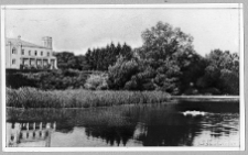 Dzielińcze, pałac, widok od parku