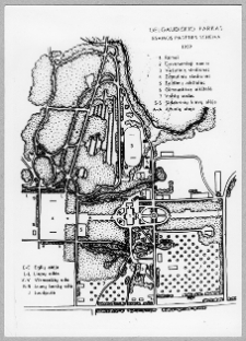 Giełgudyszki, plan sytuacyjny założenia