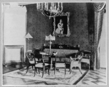 Giełwany, pałac, wnętrze salonu "Błękitnego"