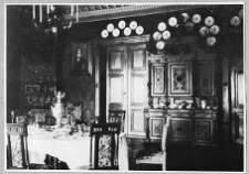 Giełwany, pałac, wnętrze sali jadalnej