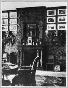 Giełwany, pałac, wnętrze gabinetu