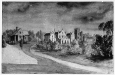 Gr&oacute;dek Tyszkiewicz&oacute;w, pałac od podjazdu wg Napoleona Ordy