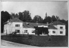 Hadynkowce, dw&oacute;r Cieleckich od frontu