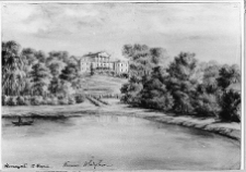 Hanuszyszki, widok og&oacute;lny pałacu wg Napoleona Ordy