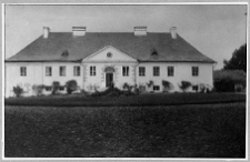 Hermanowice, dw&oacute;r, elewacja frontowa