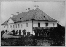 Hermanowice, dw&oacute;r, elewacja frontowa i boczna