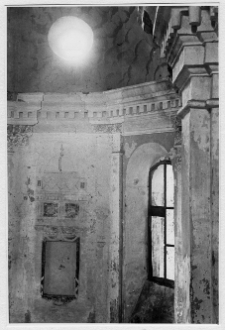 Holszany, zamek, wnętrze kaplicy, fragment