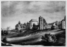 Holszany, zamek, widok og&oacute;lny wg Napoleona Ordy