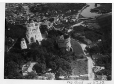 Widok og&oacute;lny Ostrogu z zamkiem Ostrogskich i cerkwią Objawienia Pańskiego, rewers