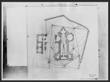 Sidor&oacute;w, rysunek pomiarowy zamku