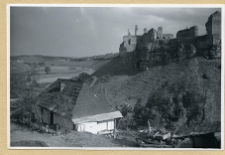 Skała, widok ruin zamku Lanckorońskich