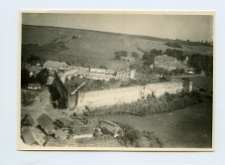 Stare Sioło, widok lotniczy zamku Potockich