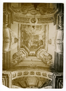 Tarnopol, kości&oacute;ł dominikan&oacute;w, widok sklepienia