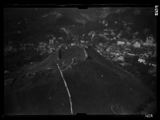 Krzemieniec, widok lotniczy miasta