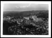 Krzemieniec, widok lotniczy miasta