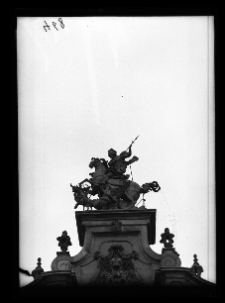 Lw&oacute;w, archikatedralny sob&oacute;r św. Jura, rzeźba św. Jura