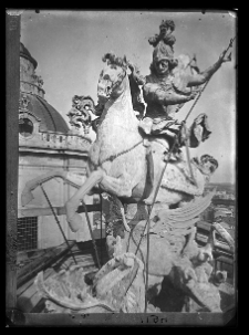 Lw&oacute;w, archikatedralny sob&oacute;r św. Jura, rzeźba św. Jura