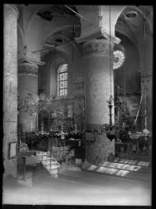 Ż&oacute;łkiew, synagoga, wnętrze