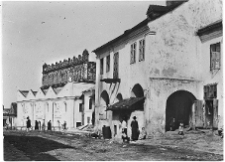 Ż&oacute;łkiew, ulica Zaporoska, synagoga, elewacja frontowa