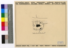 Kliczk&oacute;w Mały, kości&oacute;ł Narodzenia NMP, plan sytuacyjny