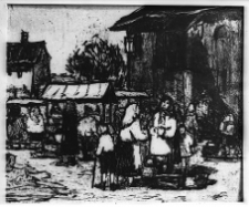 Dabkowska, Hanna, Rynek w Sandomierzu, 1955