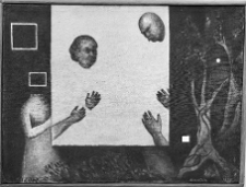 Rosenstein, Erna, kompozycja surrealistyczna, 1951