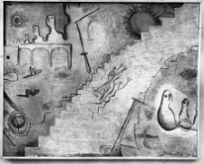 Rosenstein, Erna, kompozycja surrealistyczna, 1955