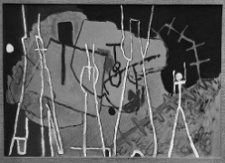 Rosenstein, Erna, kompozycja surrealistyczna, 1955