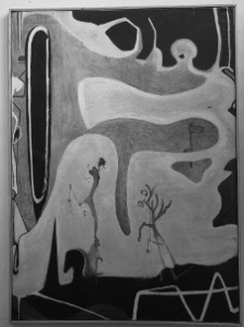 Rosenstein, Erna, Ślad, 1957, olej