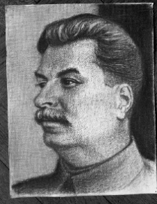 Gleb, Tomasz, Stalin, 1953, rysunek