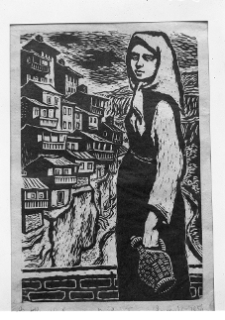 Hiszpanska, Maria, Maryjka z Tyrnowa, 1954, drzeworyt