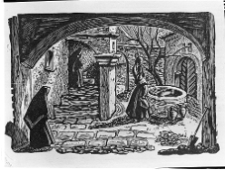 Hiszpanska, Maria, Ilustracja do dramatu "Jerma" F. Garci Lorca, 1954, drzeworyt