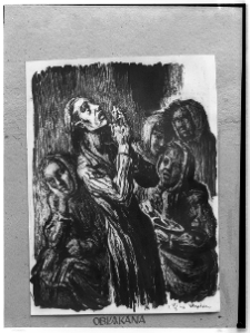 Hiszpanska, Maria, Obłąkana, 1946, rysunek