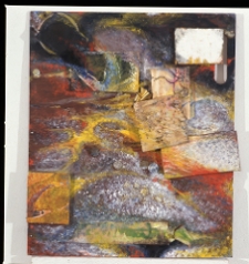 Rosenstein, Erna, Paleta, z cyklu Obrazy bezdomne, 1989, technika mieszana