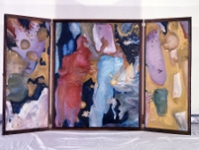 Rosenstein, Erna, Tryptyk ciszy i ognia, 1974, olej