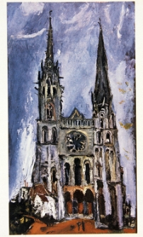 Soutine, Chaim, Katedra w Chartres, 1933-1934, olej