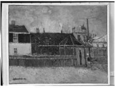 Lebenstein, Jan, Ulica Nowotki w Rembertowie, 1955, olej