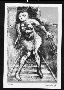 Lebenstein, Jan, z teki "carnet incomplete", 1966, litografia