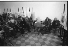 Lebenstein, Jan, Spotkanie z Herlingiem Grudzińskim, fotografia