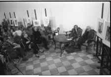 Lebenstein, Jan, Spotkanie z Herlingiem Grudzińskim, fotografia