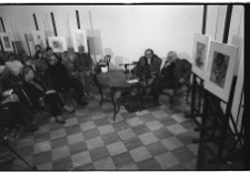 Lebenstein, Jan, Spotkanie z Herlingiem Grudzińskim, fotografia