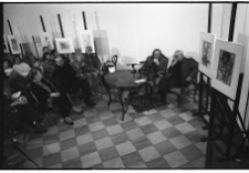 Lebenstein, Jan, Spotkanie z Herlingiem Grudzińskim, fotografia