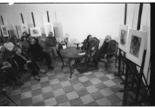Lebenstein, Jan, Spotkanie z Herlingiem Grudzińskim, fotografia
