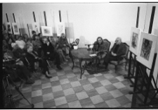 Lebenstein, Jan, Spotkanie z Herlingiem Grudzińskim, fotografia